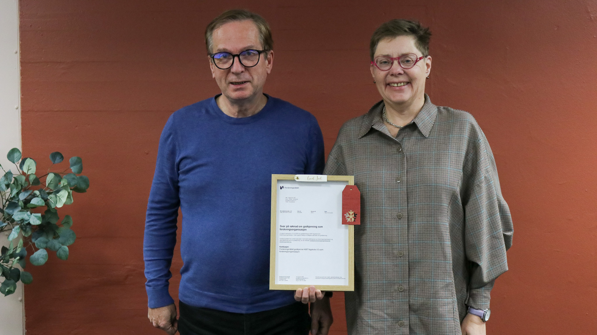 Bilde av Karl Johan Johansen og Ann-Mari Lofthus